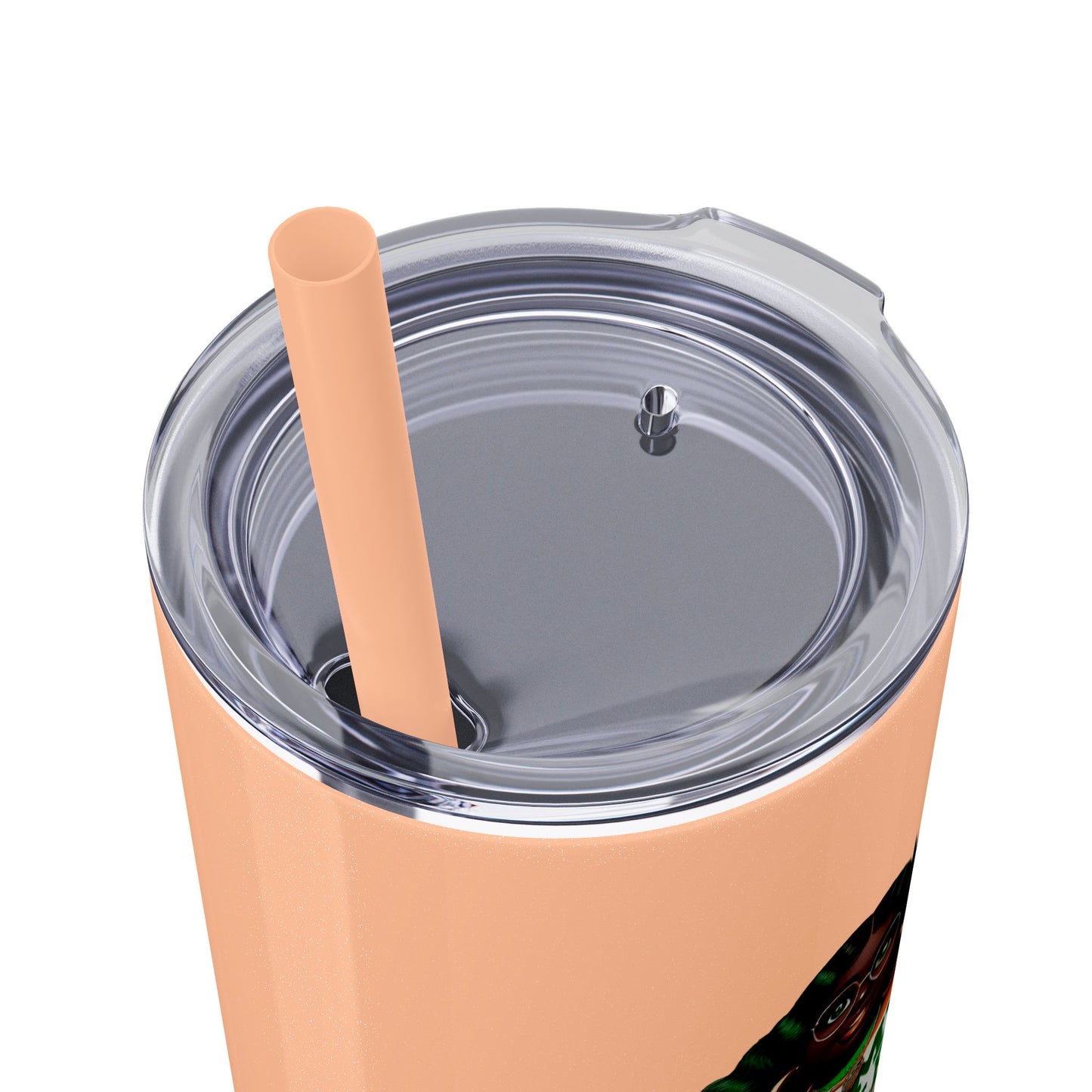 FAMU Boo Skinny Tumbler with Straw, 20oz