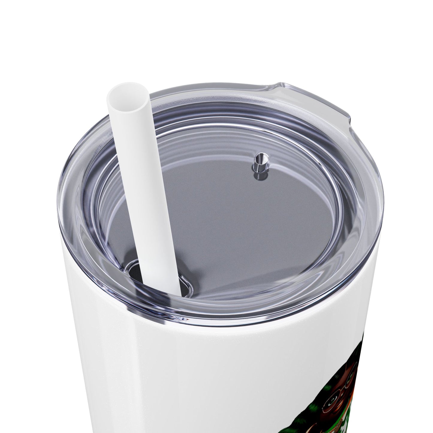 FAMU Boo Skinny Tumbler with Straw, 20oz