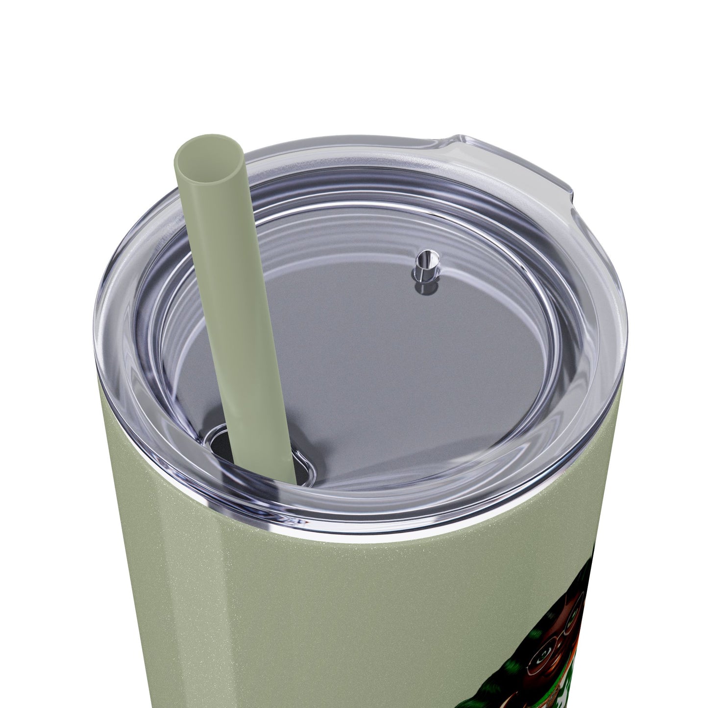 FAMU Boo Skinny Tumbler with Straw, 20oz