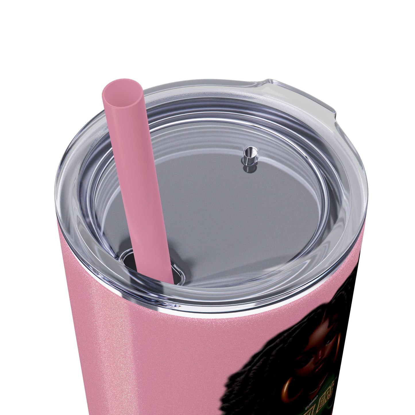 FAMU Bae Skinny Tumbler with Straw, 20oz