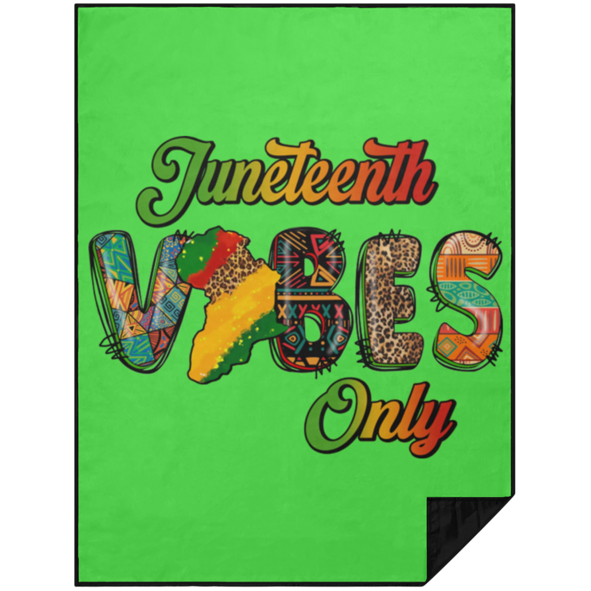 Juneteenth Vibes Premium Picnic Blanket (60x80)