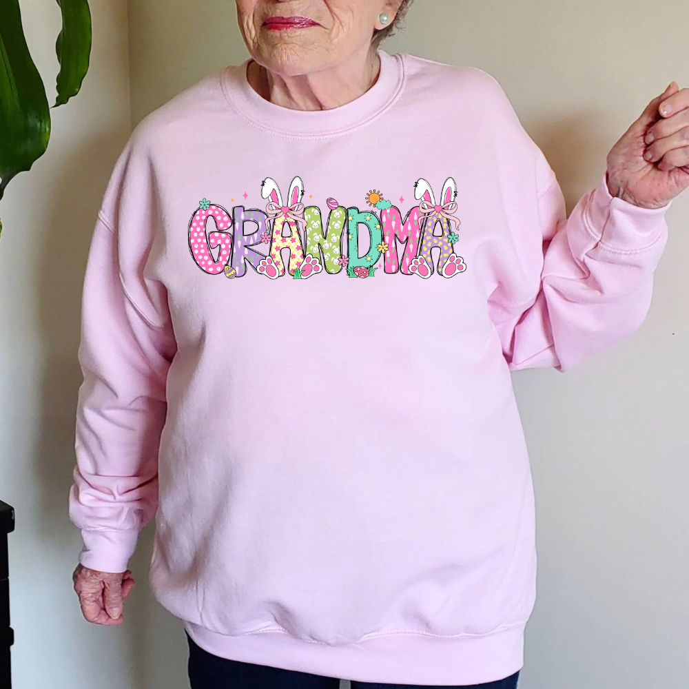 Grandma Nana Gigi Easter Sweatshirt | Apron