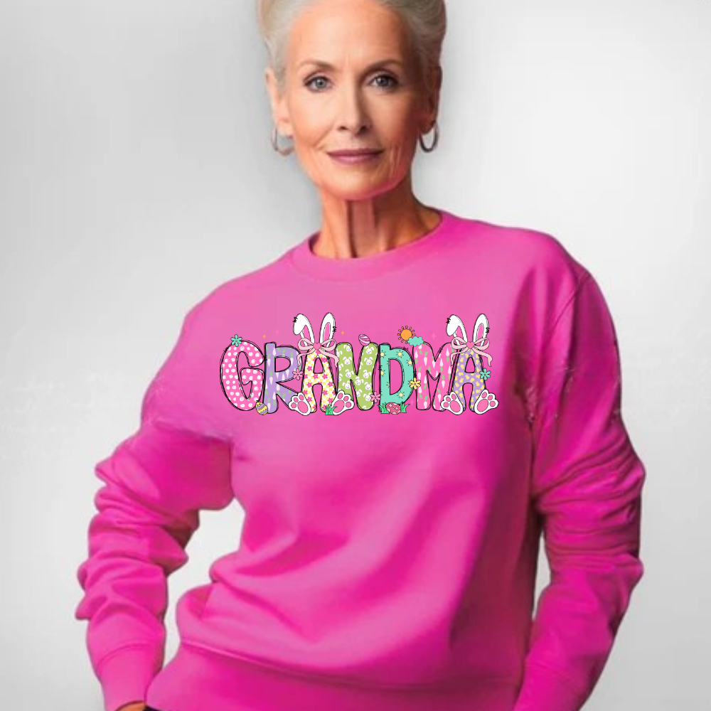 Grandma Nana Gigi Easter Sweatshirt | Apron