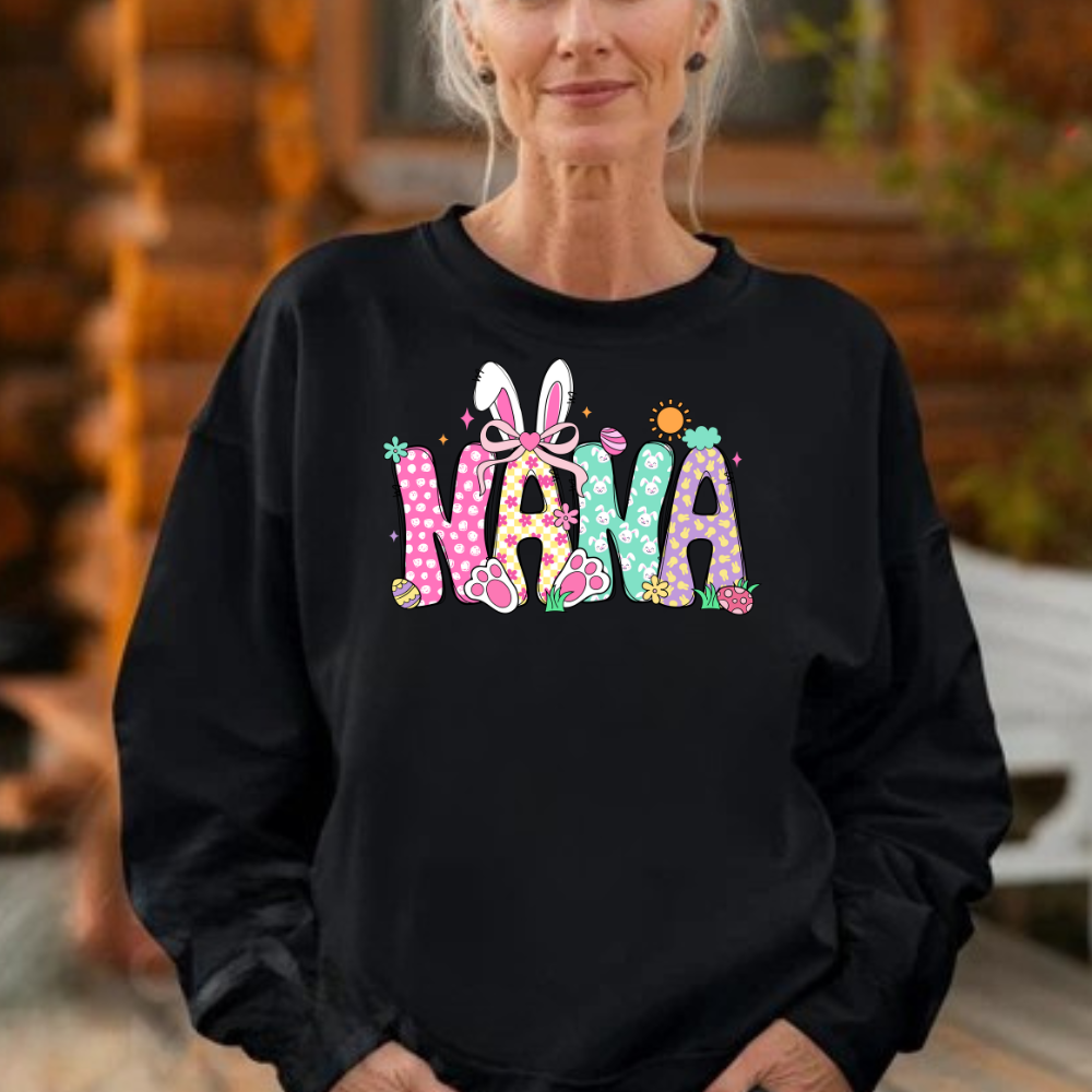 Grandma Nana Gigi Easter Sweatshirt | Apron