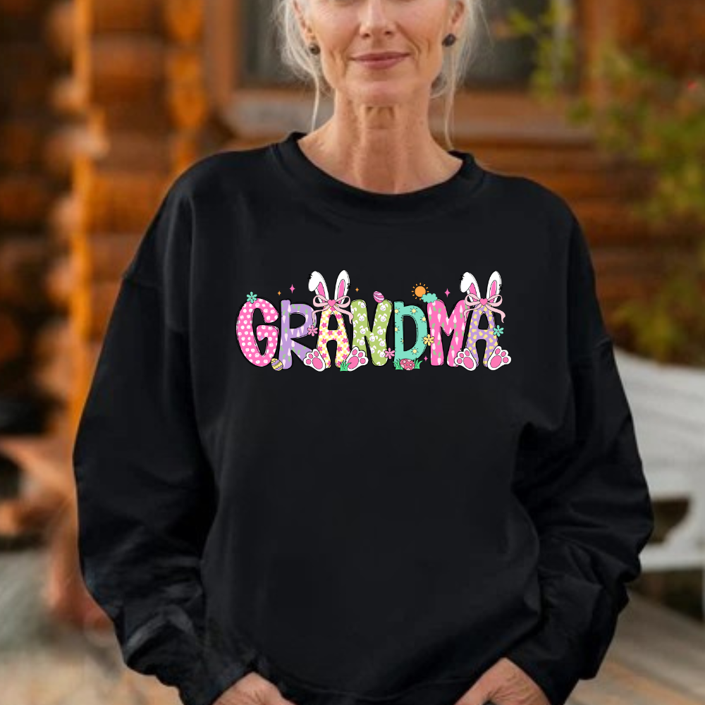 Grandma Nana Gigi Easter Sweatshirt | Apron