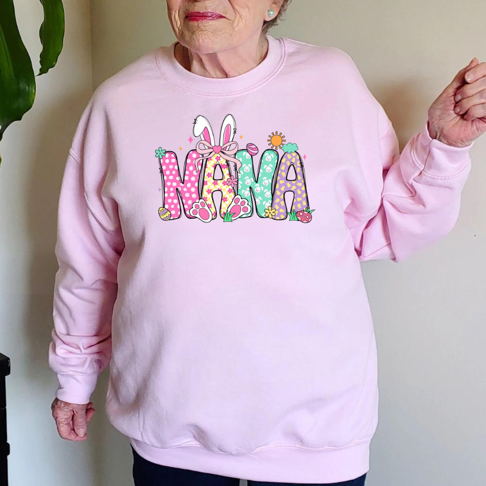 Grandma Nana Gigi Easter Sweatshirt | Apron
