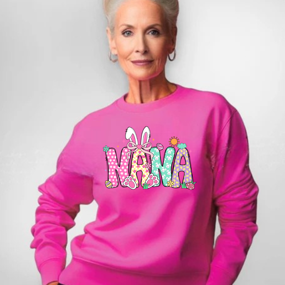 Grandma Nana Gigi Easter Sweatshirt | Apron