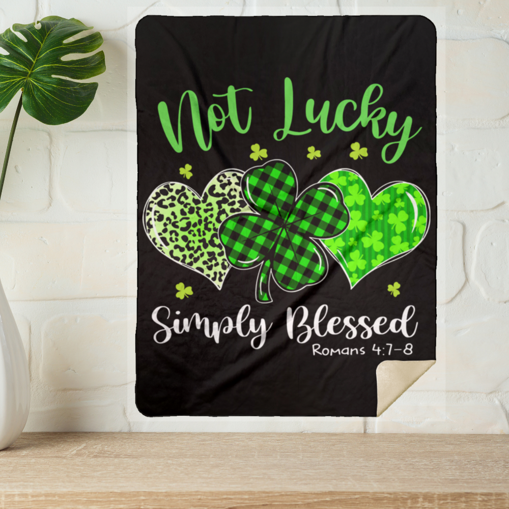 Not Lucky Simply Blessed T Shirt| LS Shirt| Sweatshirt| Hoodie| Blankets