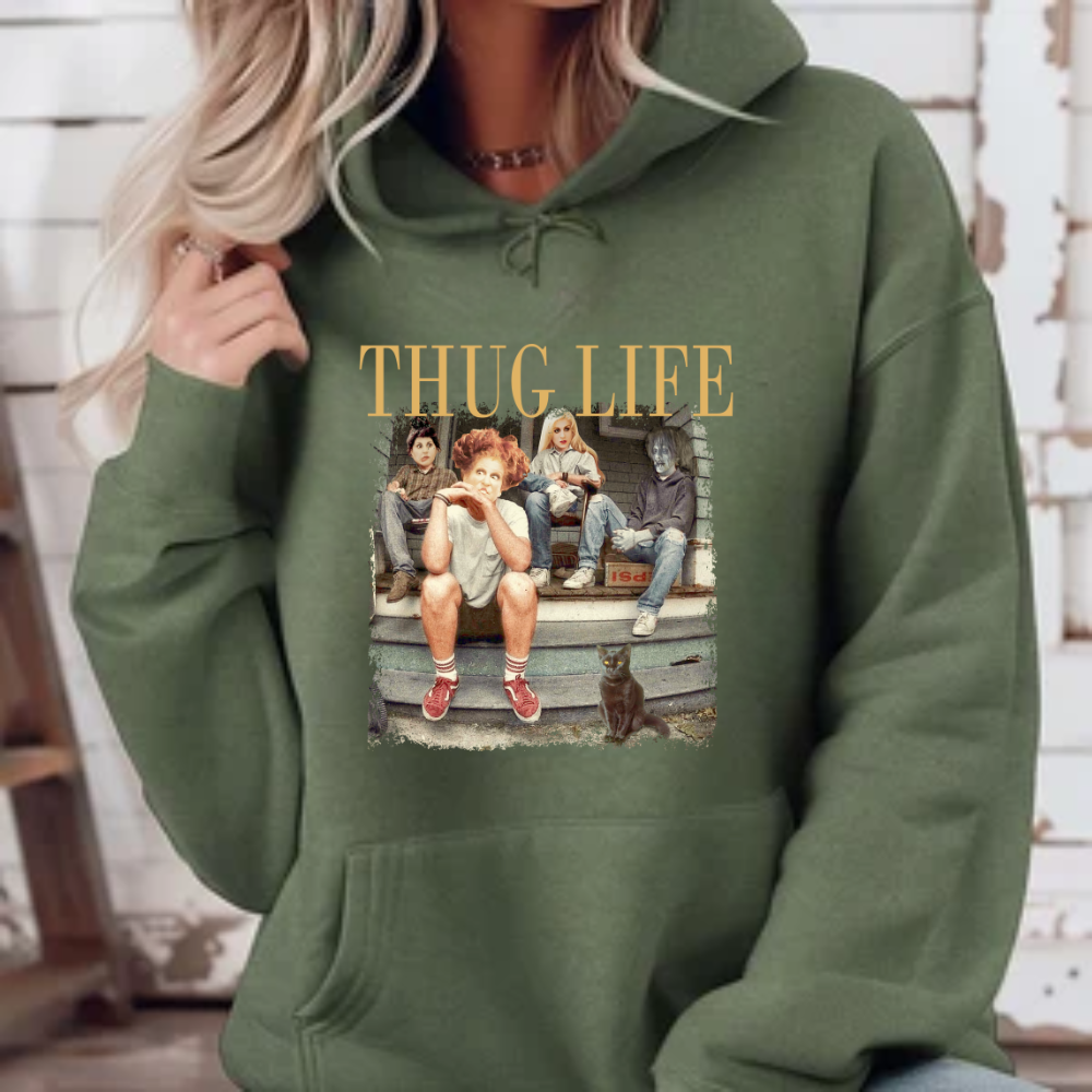 Thug Life Halloween Hoodies