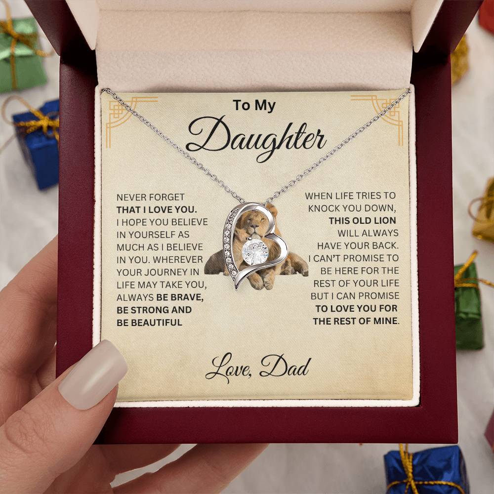 To My Daughter | This Old Lion | Love Knot Necklace