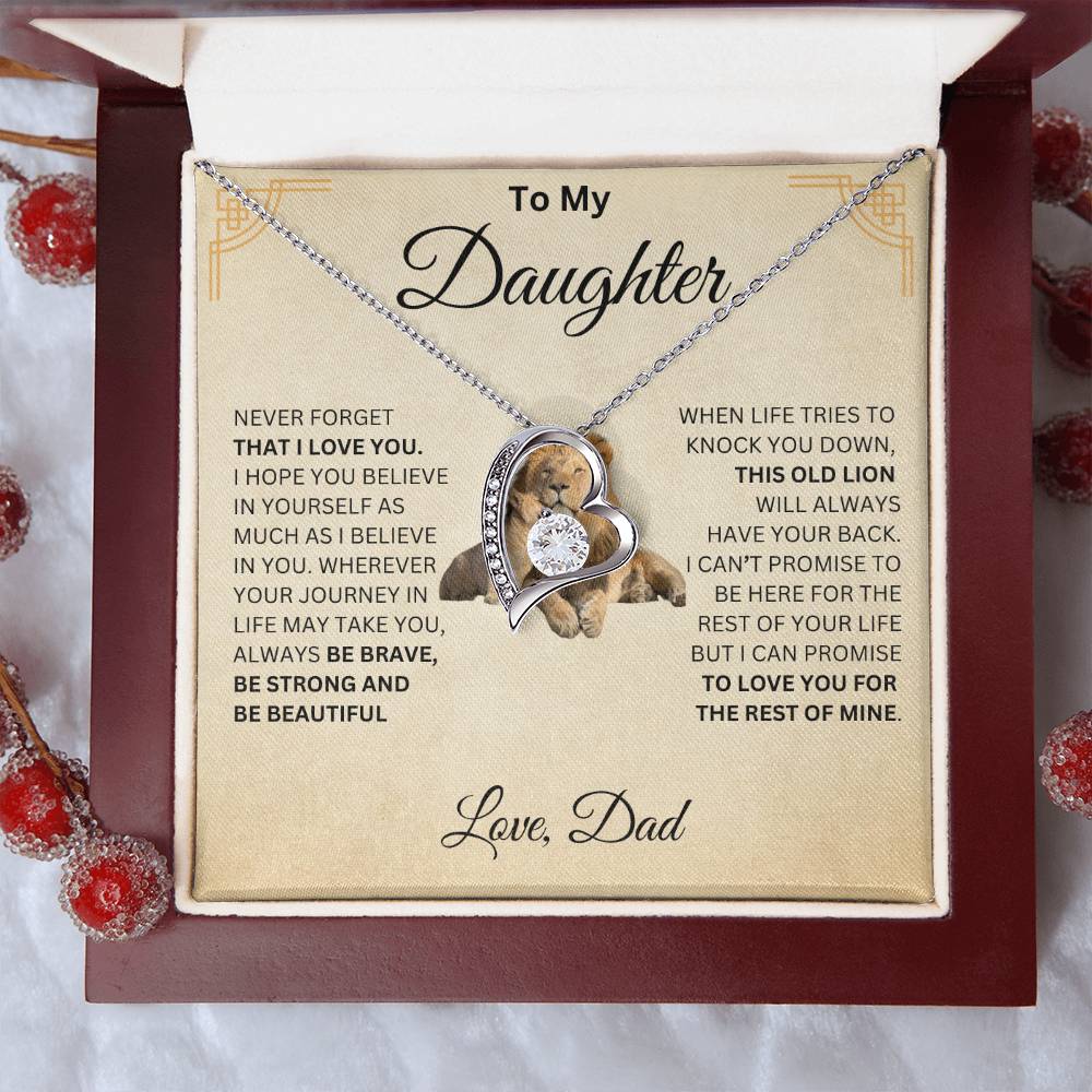 To My Daughter | This Old Lion | Love Knot Necklace