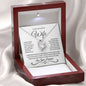 To My Beautiful Wife | Forever Love Necklace | WB