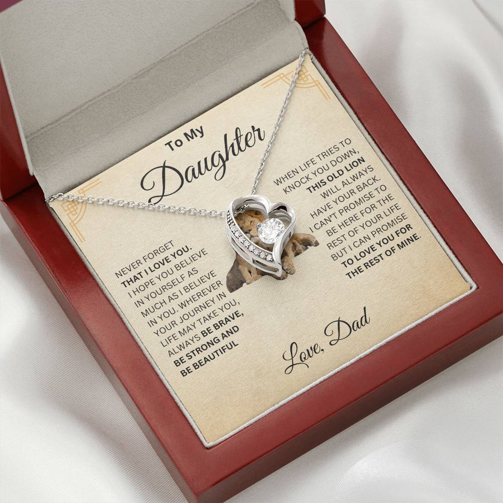 To My Daughter | This Old Lion | Love Knot Necklace
