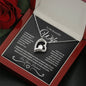 To My Beautiful Wife | Forever Love Necklace | BW