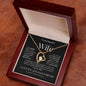 To My Beautiful Wife | Forever Love Necklace | BW2