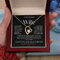 To My Beautiful Wife | Forever Love Necklace | BW2