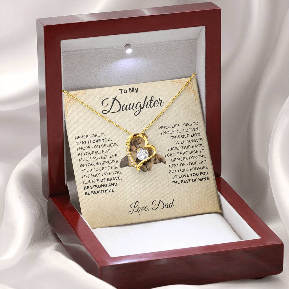 To My Daughter | This Old Lion | Love Knot Necklace