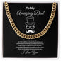 Happy Fathers Day | Cuban Link Chain | FDBW