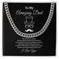 Happy Fathers Day | Cuban Link Chain | FDBW
