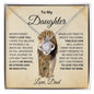 To My Daughter | This Old Lion | Love Knot Necklace