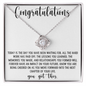 Congratulations Necklace | Love Knot