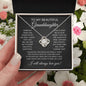 To My Granddaughter | Love Knot Necklace | SH