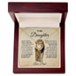 To My Daughter | This Old Lion | Love Knot Necklace
