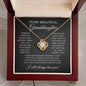 To My Granddaughter | Love Knot Necklace | SH