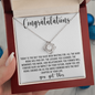 Congratulations Necklace | Love Knot