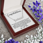 Congratulations Necklace | Custom Name w/ Heart