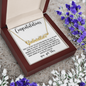 Congratulations Necklace | Custom Name w/ Heart