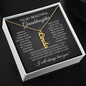 To My Beautiful Granddaughter | Custom Name Necklace