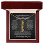 To My Beautiful Granddaughter | Custom Name Necklace