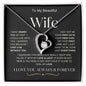 To My Beautiful Wife | Forever Love Necklace | BW2