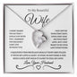 To My Beautiful Wife | Forever Love Necklace | WB