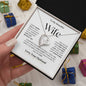 To My Beautiful Wife | Forever Love Necklace | WB2