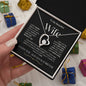 To My Beautiful Wife | Forever Love Necklace | BW2
