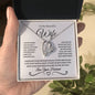 To My Beautiful Wife | Forever Love Necklace | WB