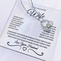 To My Beautiful Wife | Forever Love Necklace | WB