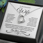 To My Beautiful Wife | Forever Love Necklace | WB