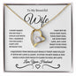 To My Beautiful Wife | Forever Love Necklace | WB