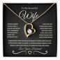 To My Beautiful Wife | Forever Love Necklace | BW