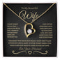 To My Beautiful Wife | Forever Love Necklace | BG