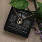 To My Beautiful Wife | Forever Love Necklace | BW2