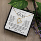 To My Beautiful Wife | Forever Love Necklace | WB