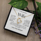 To My Beautiful Wife | Forever Love Necklace | WB2