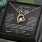 To My Beautiful Wife | Forever Love Necklace | BW