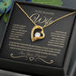 To My Beautiful Wife | Forever Love Necklace | BG