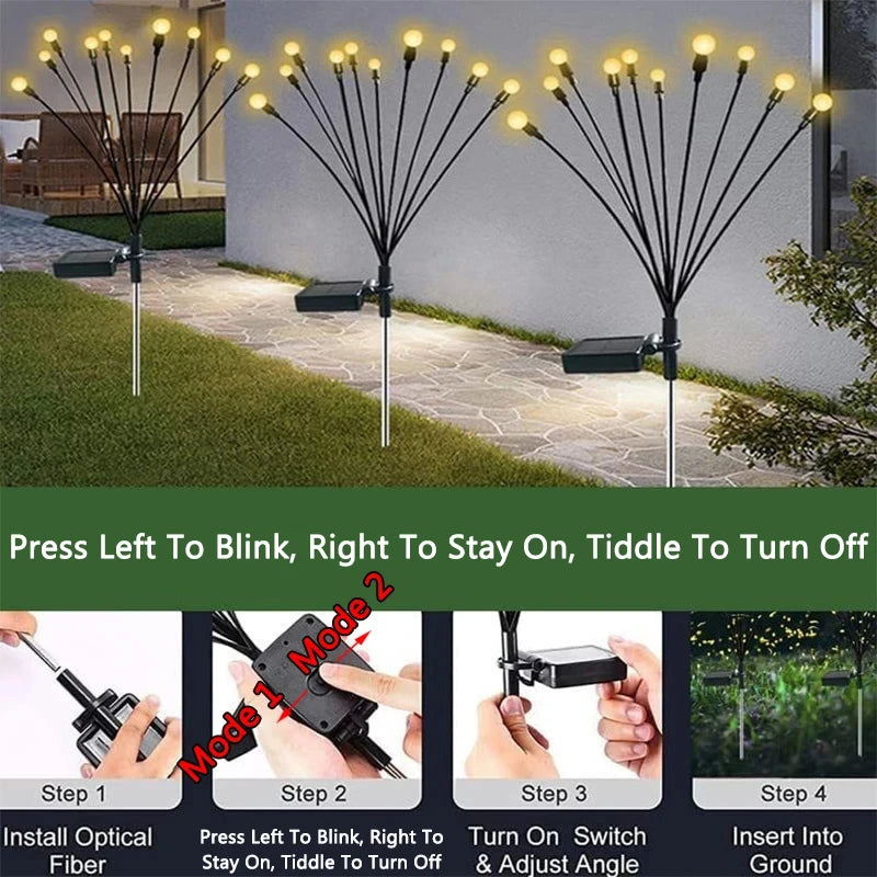2025 FancyFirefly Solar Garden Lights