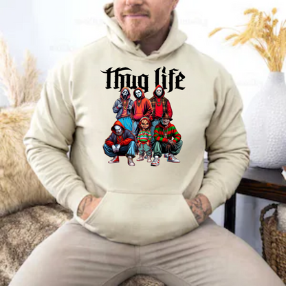 Thug Life Halloween Hoodies GenMega